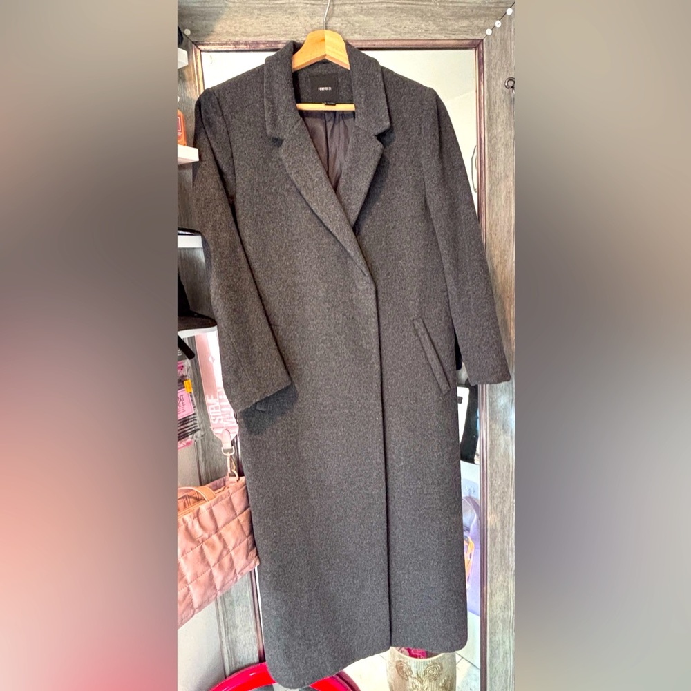Elegant Gray Women's Coat